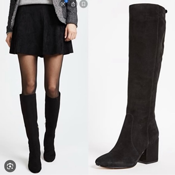 Sam Edelman Shoes - Sam Edelman knee-high black suede boots